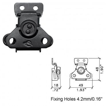 Mini Butterfly Surface Mount Latch 